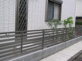塀　施工写真　形材フェンス（神奈川県横浜市）